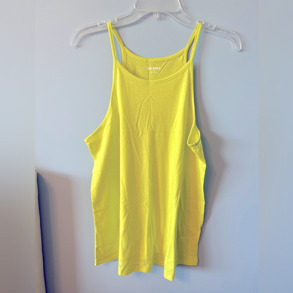 Old Navy Yellow Sleeveless Tank Top
